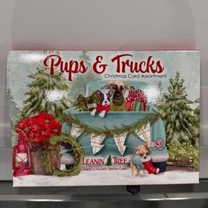 Leanin’ Tree Holiday Pups & Trucks Christmas Cards